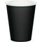 Party Central Hot and Cold Disposable Paper Drinking Party Tumbler Cups - 9oz. - Jet Black - Club Pack of 240